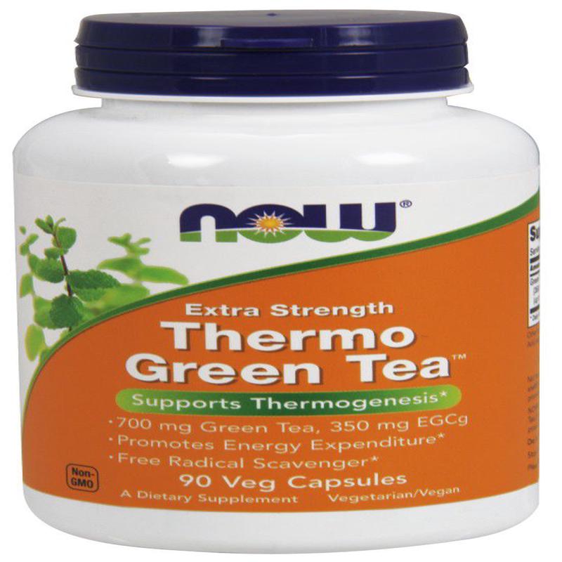 NOW Thermo Green Tea, Extra Strength 90 veg capsules