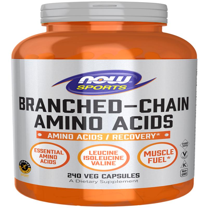 NOW Branched Chain Amino Acids - 240 Veg Capsules