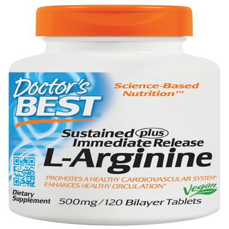 Doctor\'s Best L-Arginine 120 bilayer tablets