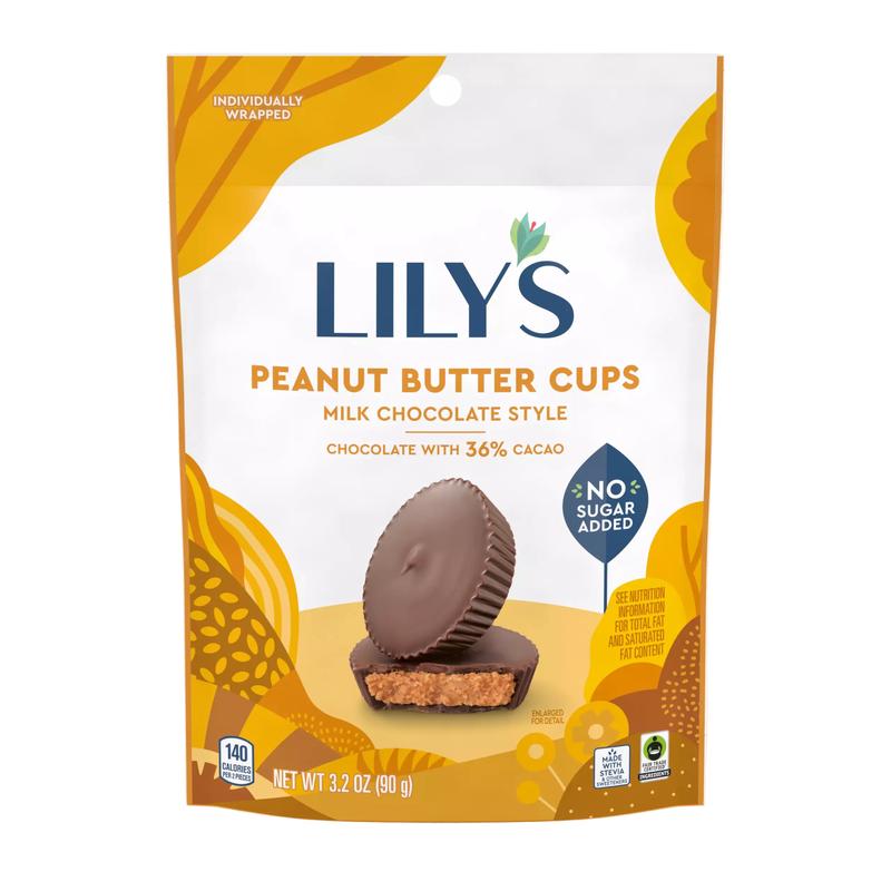 Lily\'s Peanut Butter Cups - Milk Chocolate (CLEARANCE: Best by December 31, 2025)