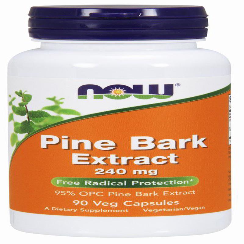 NOW Pine Bark Extract 240mg - 90 veg capsules