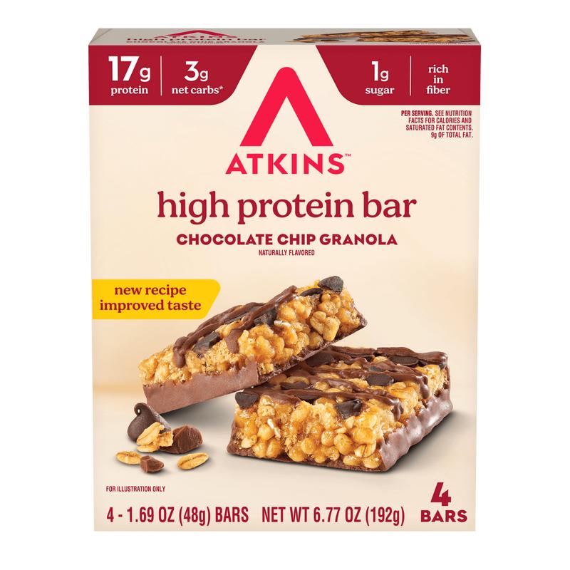 Chocolate Chip Granola High Protein Bars