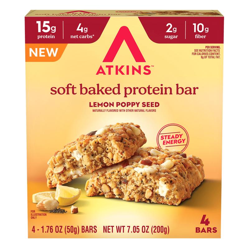 Lemon Poppy Seed Soft Baked Protein Bar