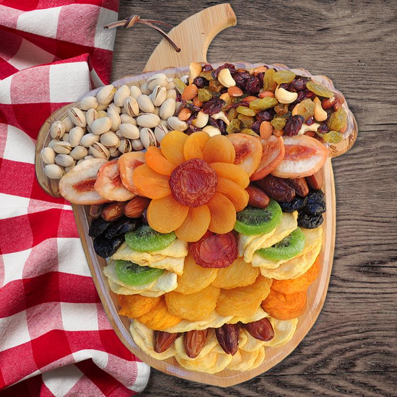 Dried Fruit & Nut Acorn Cutting Board 26 oz