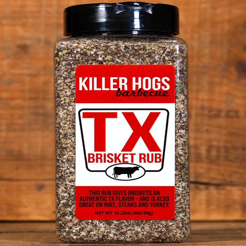*NEW SIZE* Killer Hogs TX Brisket Rub 28oz Shaker