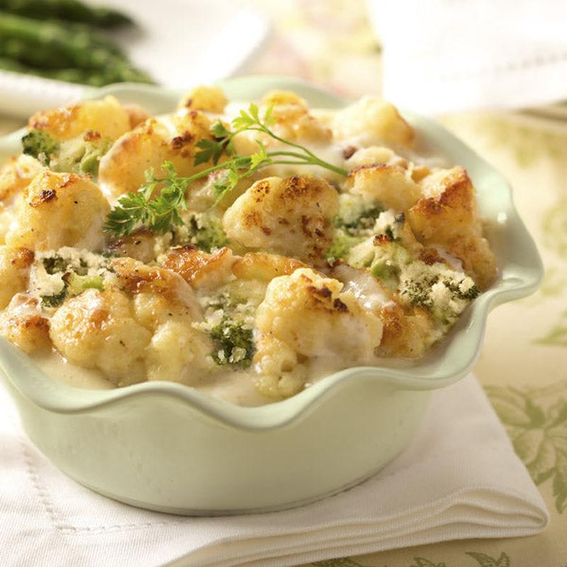 Truffled Broccoli & Cauliflower – Two Casseroles