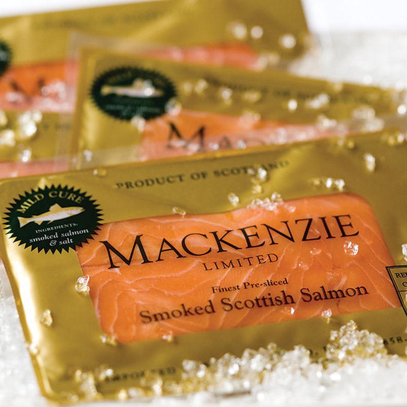 Mackenzie Scottish Smoked Salmon, Six 4 oz. Packs