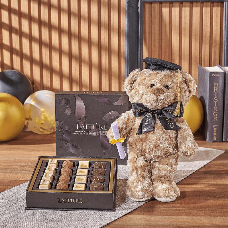 Graduation Bear & Truffle Gift