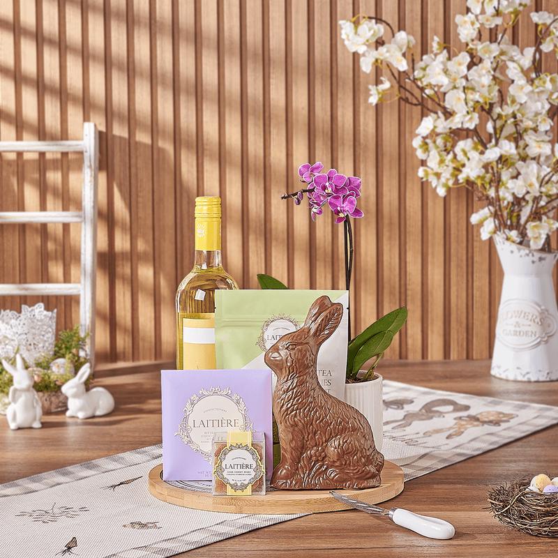 Easter Wine & Orchid Gift Board