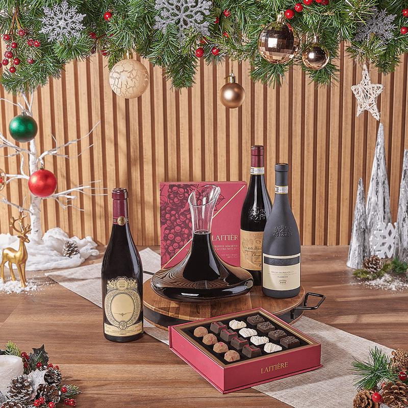 Christmas Wine & Decanter Gift