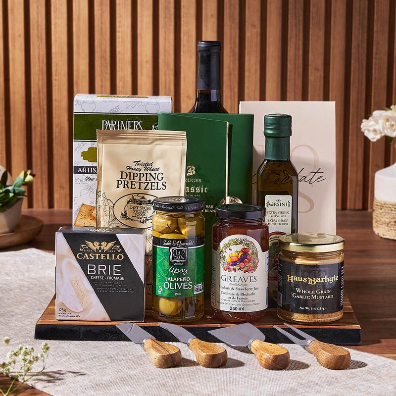 Delicious Gathering Wine & Cheese Gift Set
