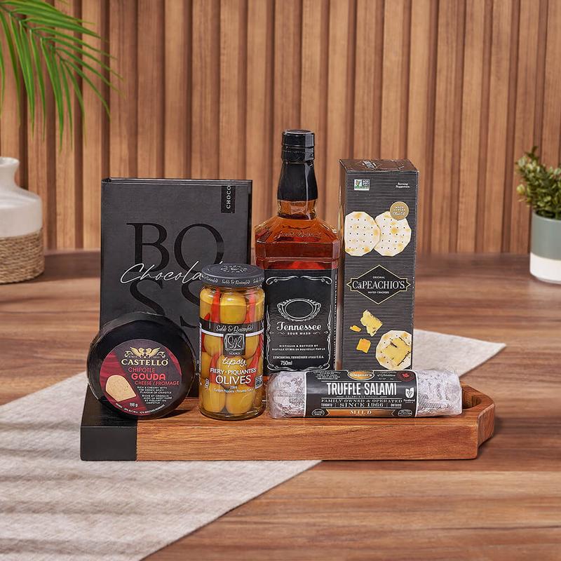 Salami, Cheese & Liquor Board
