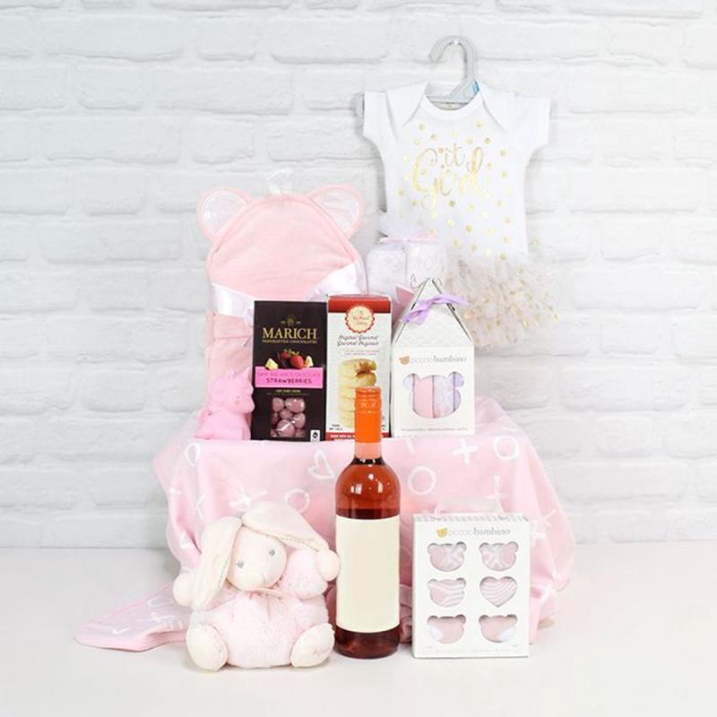 Deluxe Mommy & Baby Girl Gift Basket