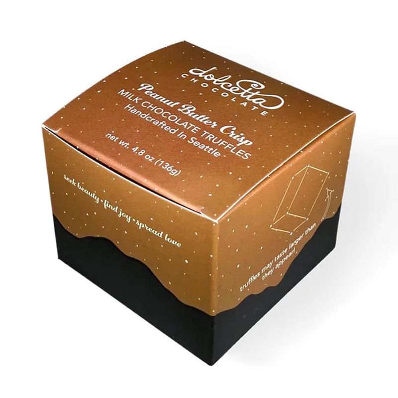 49% Milk Chocolate Peanut Butter Crisp Truffles