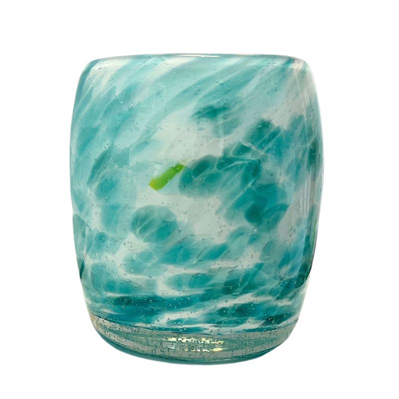 Blue Blown Glass Votive