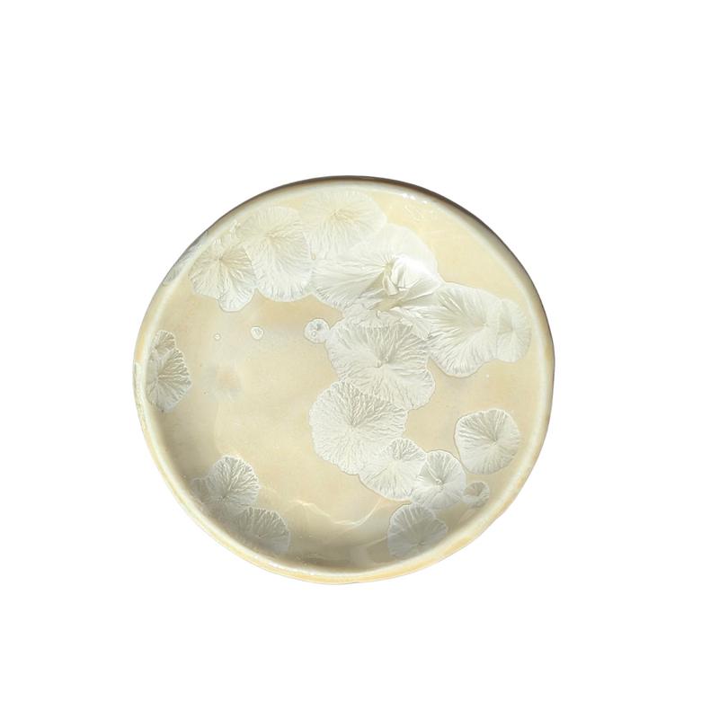 Crystal Glazed Jewelry Dish Dune