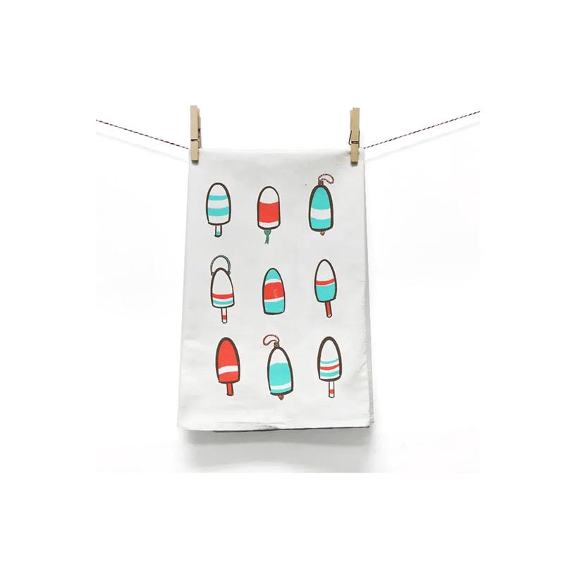 *Lobster Buoys Tea Towel