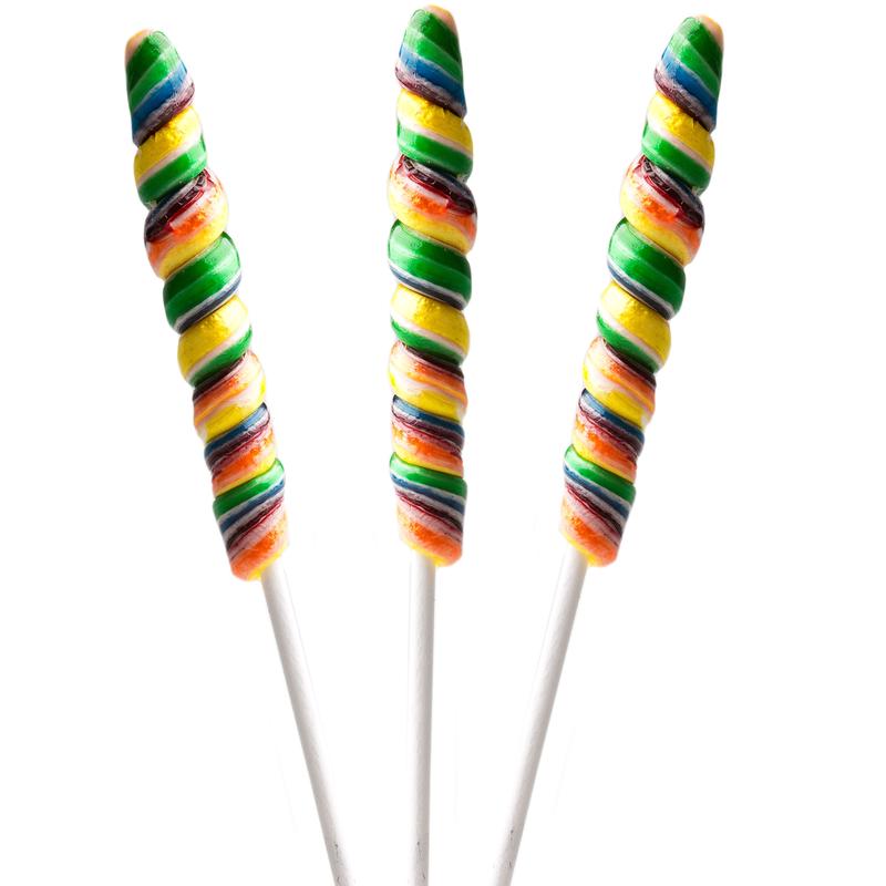 1 oz Rainbow Unicorn Pops - 10 Inches