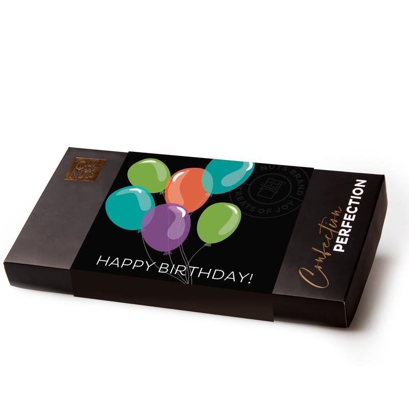 \"Happy Birthday\" Non-Dairy Chocolate Truffle Gift Box - 18Pc.