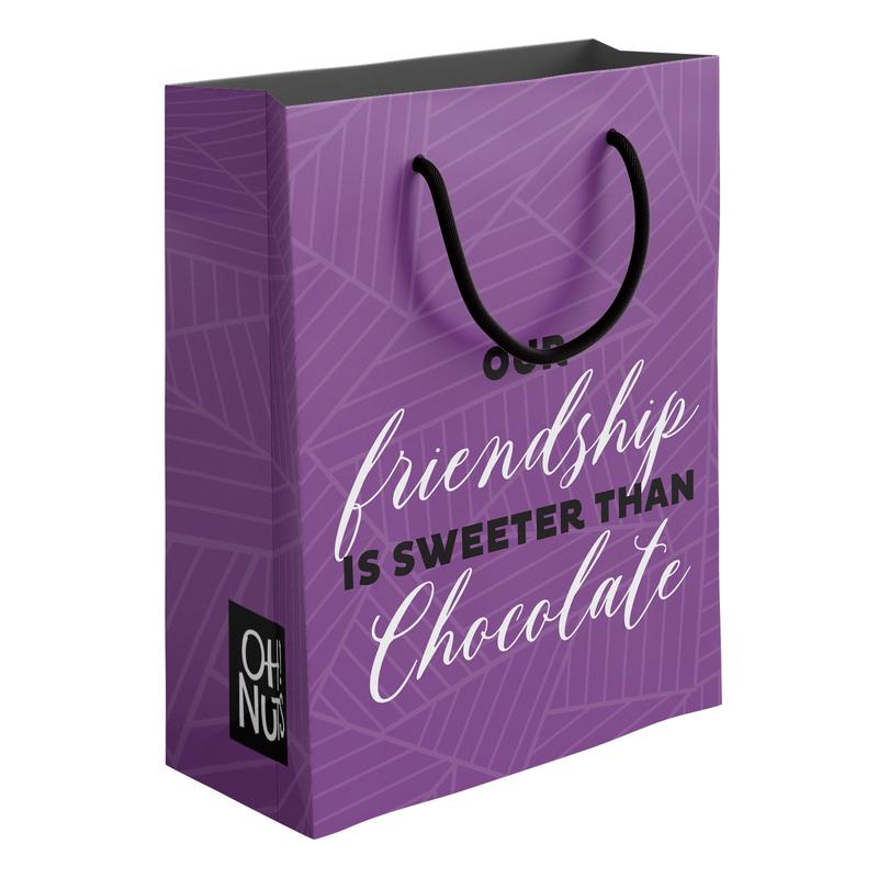 \"Our Friendship is Sweeter Than Chocolate\" Mini Gift Bag