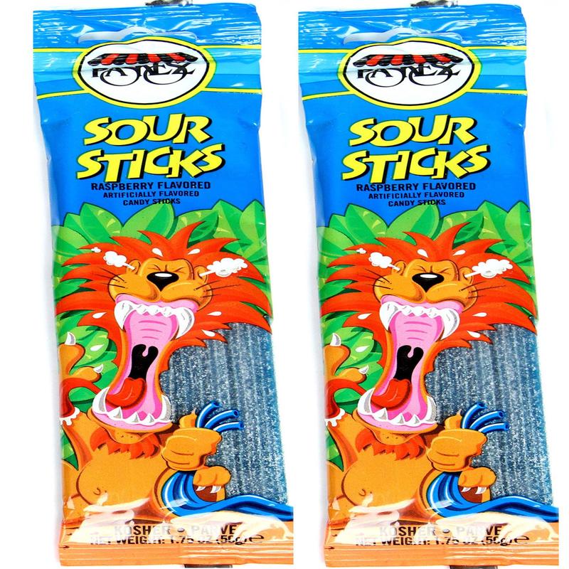 1.75 oz Sour Sticks - Blue Raspberry