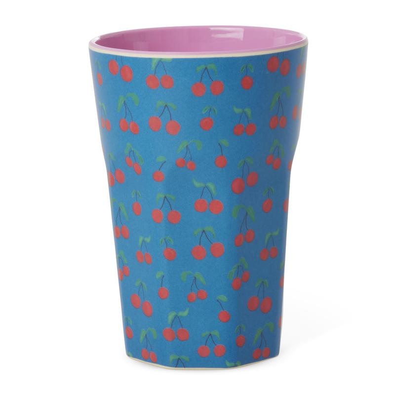 Melamine Tall Cup - Cherry Love Print - 13.5oz