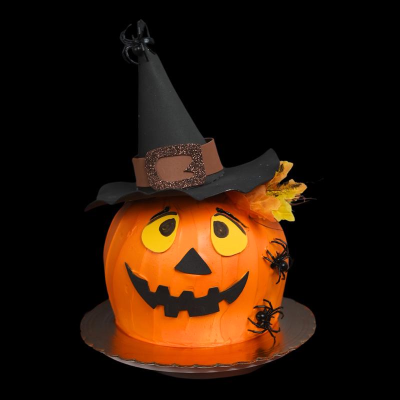 2024 Jack-O\'-Lantern Cake