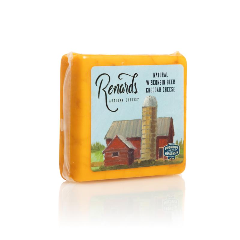 Wisconsin Beer Cheddar Cheese - 6 oz