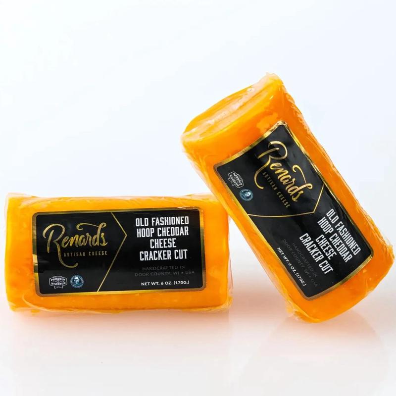 Traditional Hoop Cheddar Cheese, Cracker Cut